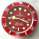 Rolex submariner Restaurant stille Wanduhr Rot Rolex submariner Restaurant stille Wanduhr Rot