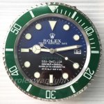 XL Rolex Sea-Dweller Deepsea Roségold Wanduhr D-blue