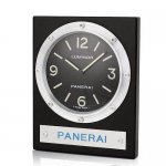 Panerai Pam 255 Wanduhr Holz schwarzes Zifferblatt