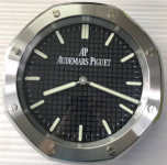 Audemars piguet Jumbo wanduhr Gitter Schwarz Quarz-Uhrwerk Audemars piguet Jumbo wanduhr Gitter Schwarz Quarz-Uhrwerk
