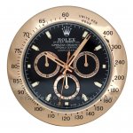 Rolex Daytona Wanduhr RX002 schwarzes Zifferblatt