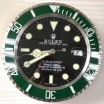 Rolex submariner wanduhr beleuchtet schwarz grün Rolex submariner wanduhr beleuchtet schwarz grün