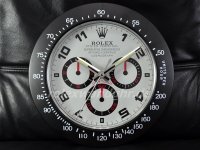 Rolex Daytona Wanduhr Esszimmer 13 inch Mineralglas Rolex Daytona Wanduhr Esszimmer 13 inch Mineralglas