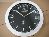 Cartier Cle De Cartier Zimmer Wanduhr schwarz Cartier Cle De Cartier Zimmer Wanduhr schwarz
