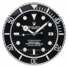 Rolex Submariner Wanduhr RX201 schwarzes Zifferblatt