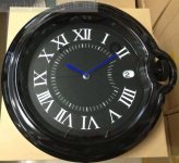 Balon Bleu De Cartier Wohnzimmer Wanduhr römische Ziffern Balon Bleu De Cartier Wohnzimmer Wanduhr römische Ziffern