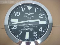 breitling chronomat wanduhr arabische ziffern 34 cm breitling chronomat wanduhr arabische ziffern 34 cm
