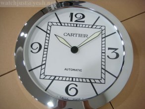 Cartier Pasha Seatimer Wanduhr schwarz