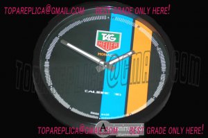 Tag Heuer Monaco Gulf wanduhr Esszimmer 15 inch