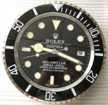Rolex Deepsea 116610 Silent scannende Wanduhr 34mm Rolex Deepsea 116610 Silent scannende Wanduhr 34mm