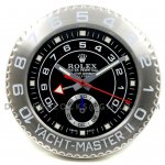 Rolex Yacht-Master II Wanduhr schwarz