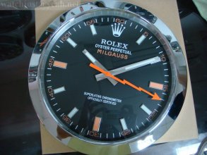 Rolex Milgauss Wanduhr kein ticken Mineralglas 34 cm