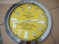 breitling chronomat wanduhr Messing arabische Zahlen breitling chronomat wanduhr Messing arabische Zahlen