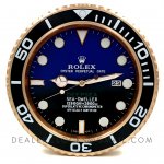 XL Rolex Sea-Dweller Deepsea Roségold Wanduhr