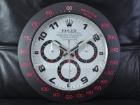 XL Rolex Daytona Serie Schwarz DLC Wanduhr