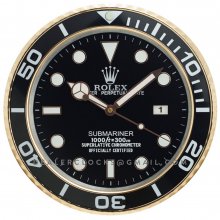 XL Rolex Submariner Serie Gold Wanduhr 116618LN