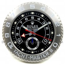 Rolex Yacht-Master II Wanduhr schwarz