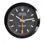 Rolex Milgauss Wanduhr RX300 schwarz