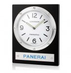 Panerai Pam 255 Wanduhr Holz weißes Zifferblatt