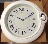 Cartie Balon Bleu Wanduhr weißes Zifferblatt aus Keramik Cartie Balon Bleu Wanduhr weißes Zifferblatt aus Keramik