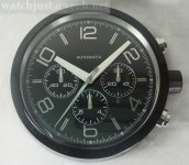 Montblanc Timewalker Chronograph Wanduhr Chronograph schwarzes Zifferblatt Montblanc Timewalker Chronograph Wanduhr Chronograph schwarzes Zifferblatt