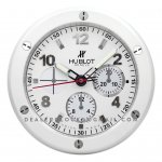 Hublot Wanduhr Big Bang Serie Weiß Chronograph Zifferblatt Hublot Wanduhr Big Bang Serie Weiß Chronograph Zifferblatt